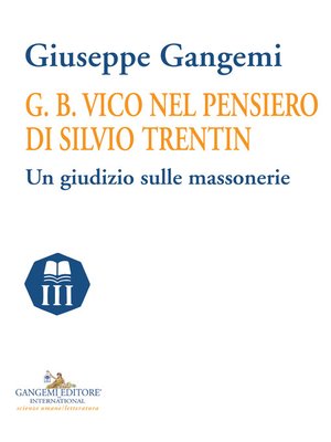 cover image of G. B. Vico nel pensiero di Silvio Trentin